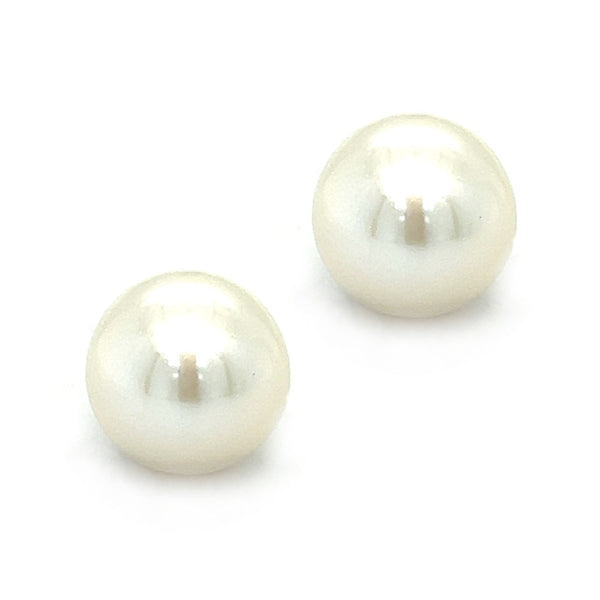 10mm Cultured Freshwater Pearl Earring 9ct Gold
