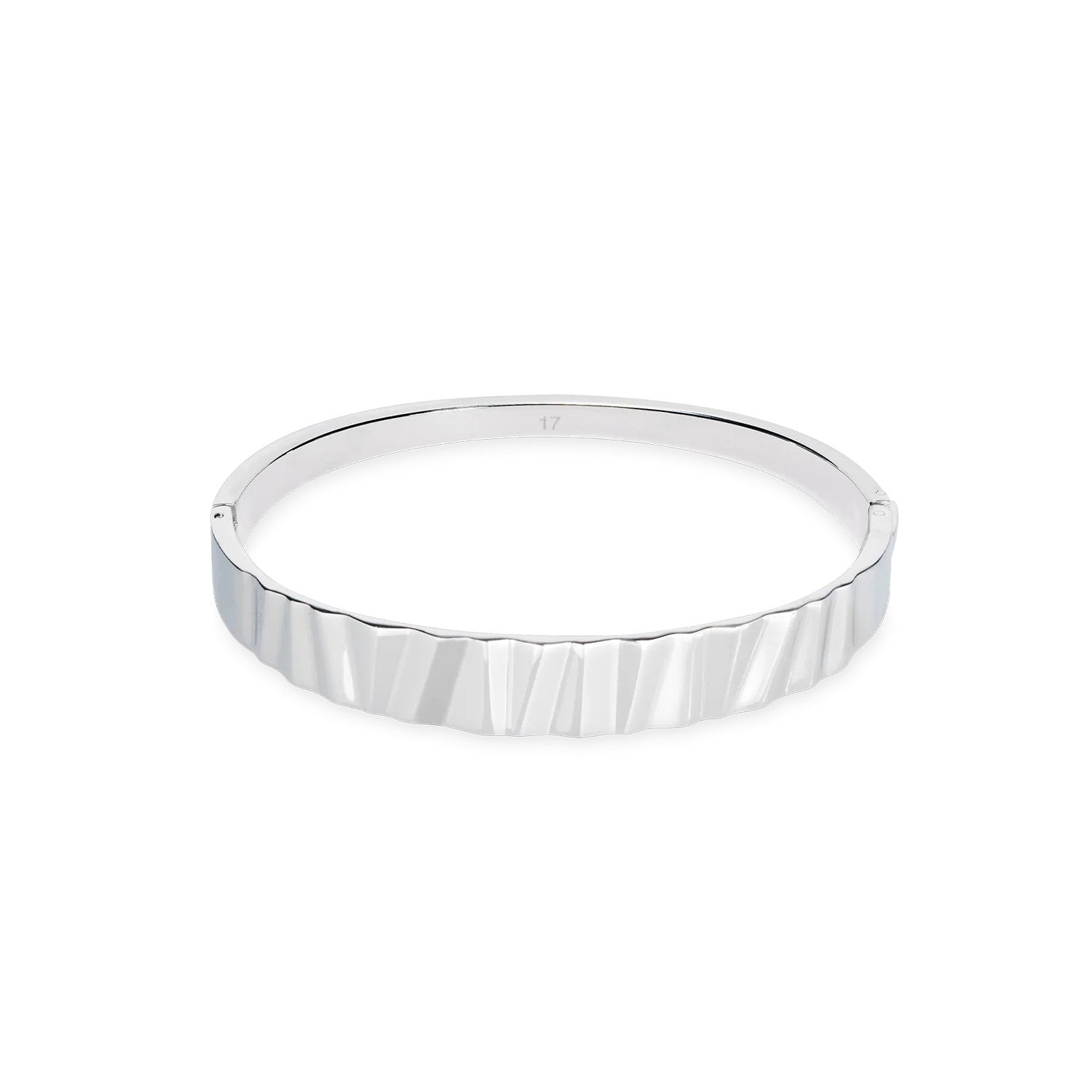 Coeur De Lion Classic Wave Bangle silver
