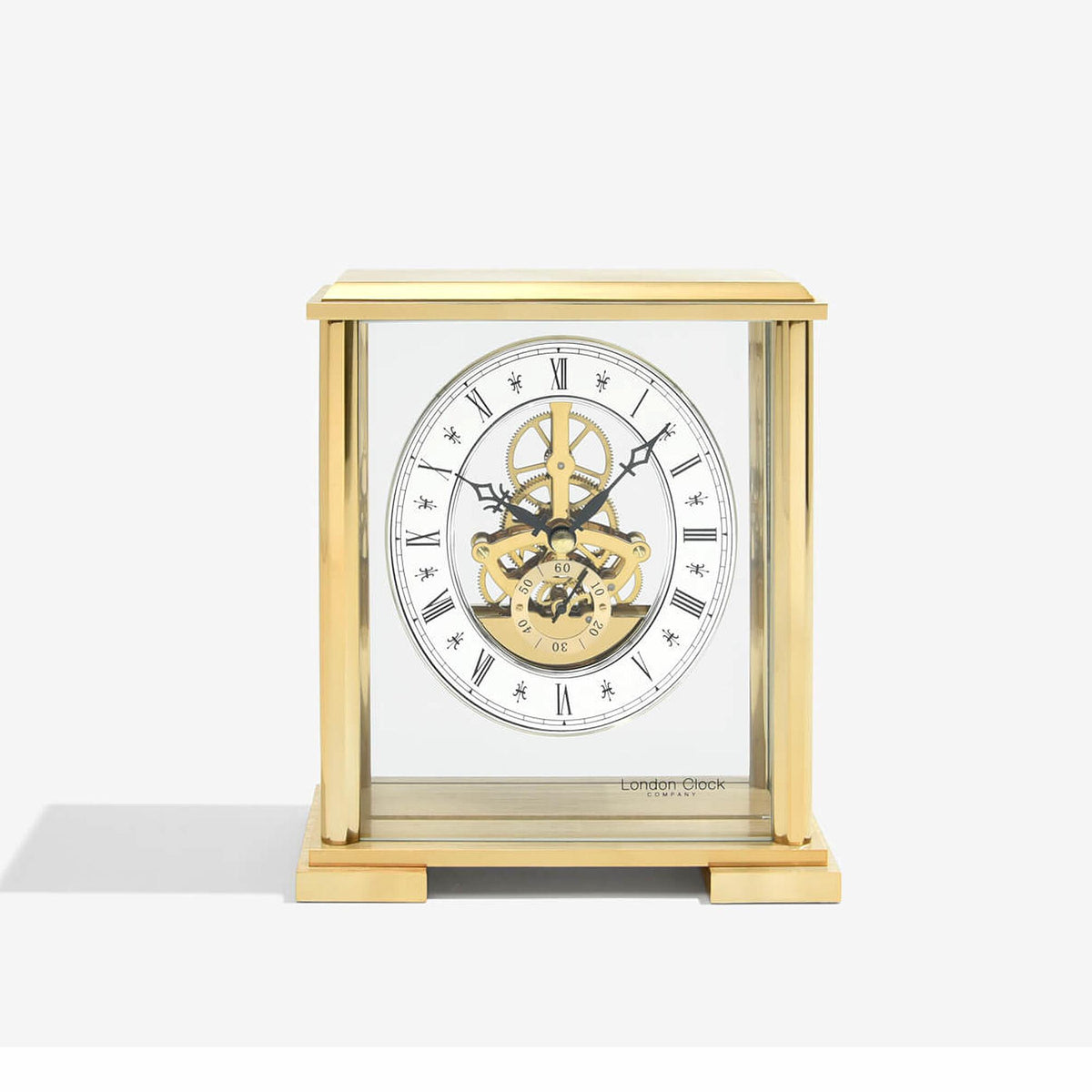 London Clock Skeleton Mantle Clock