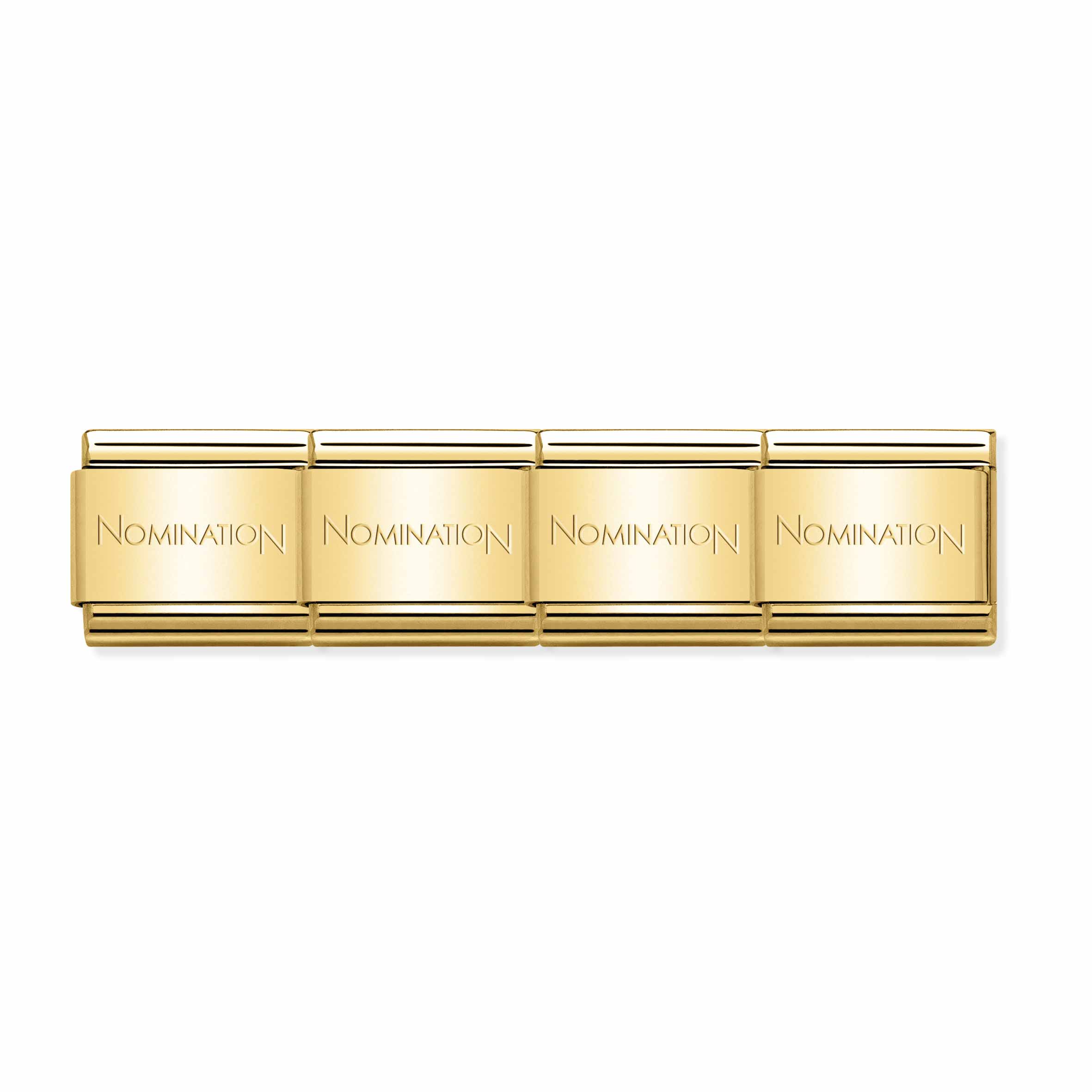 Nomination Classic Gold Plated Composable™ Base Starter Bracelet