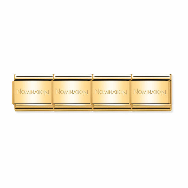 Nomination Classic Gold Plated Composable Starter Bracelet
