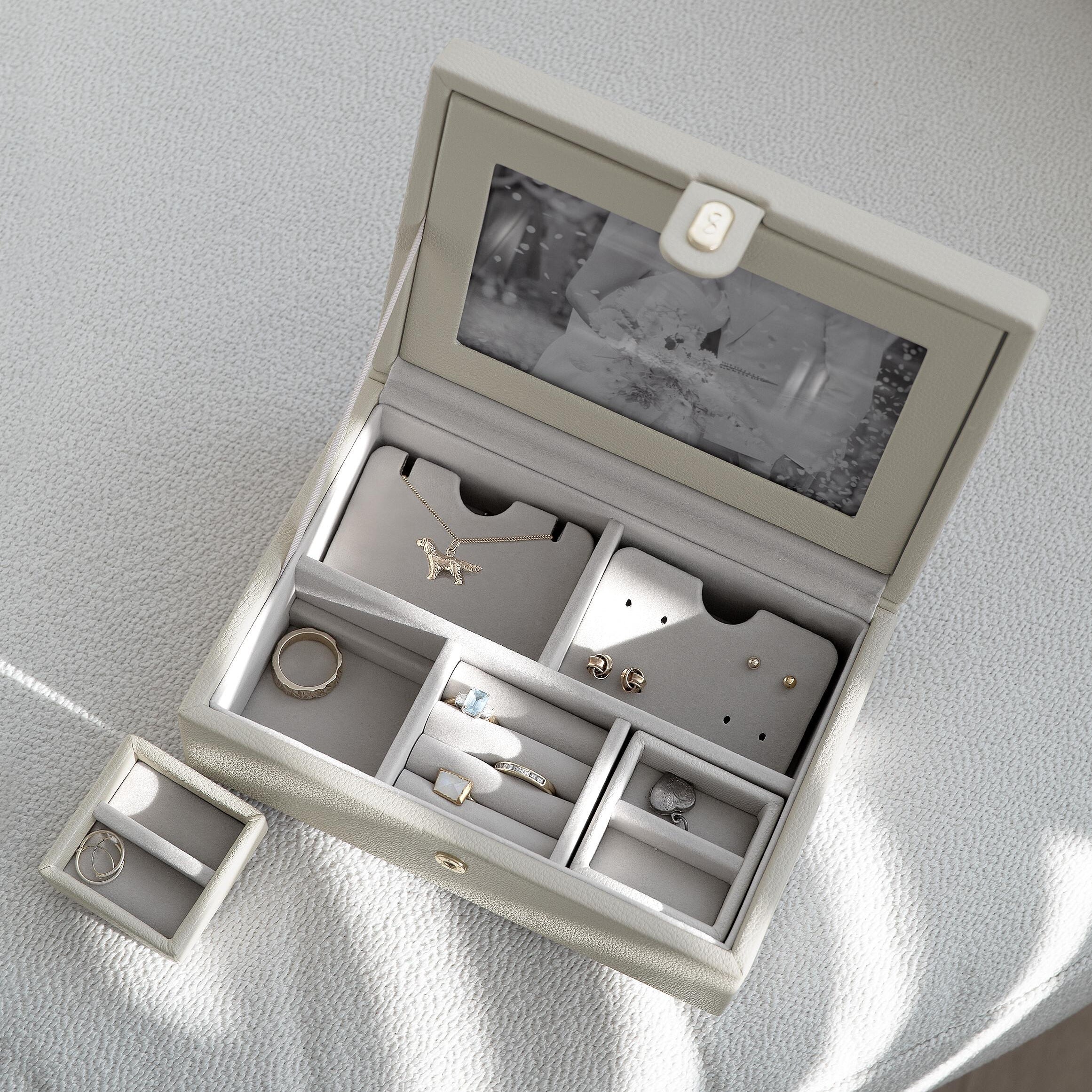 Stackers Memento Travel Jewellery Box - Oatmeal 5