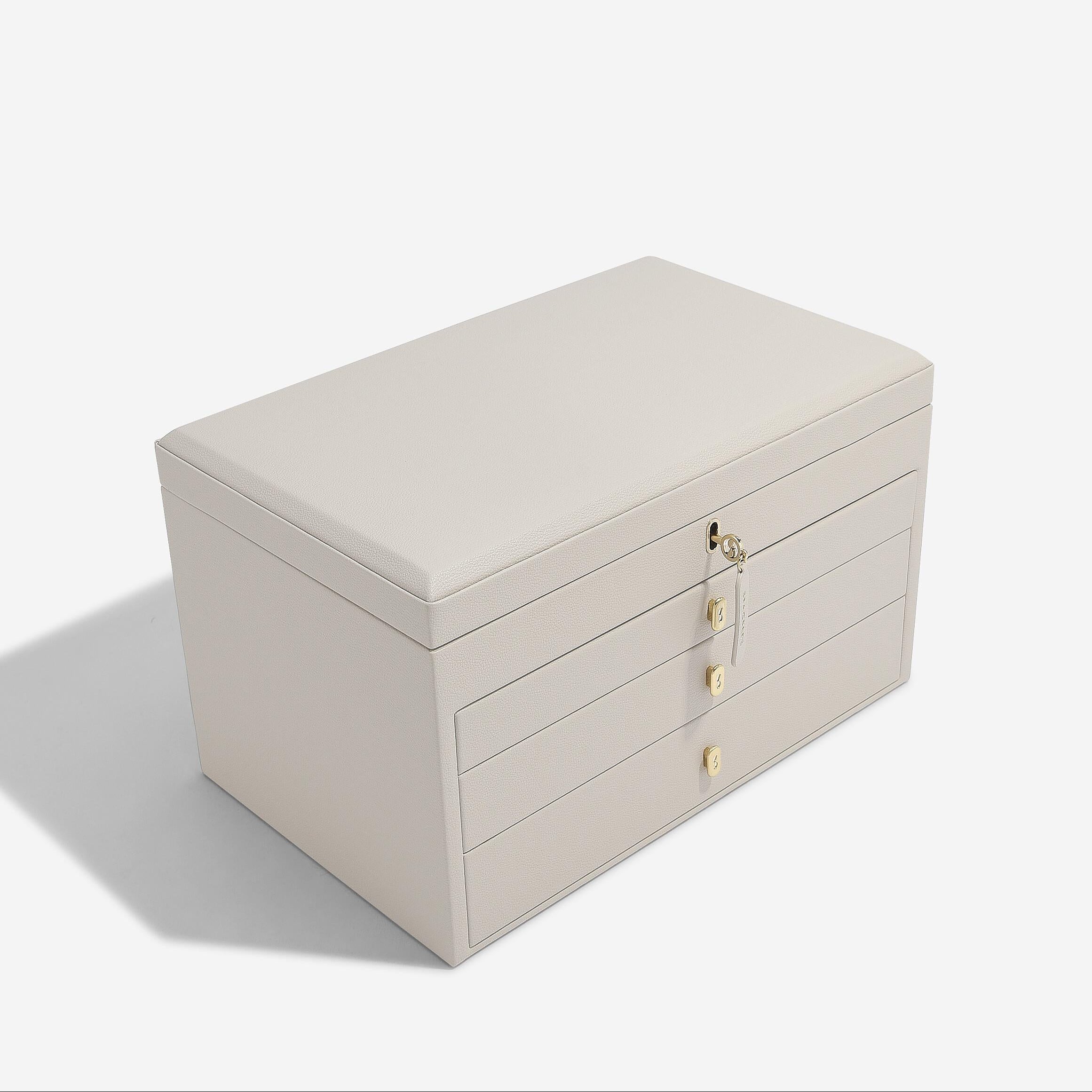 Stackers Ultimate Jewellery Box - Oatmeal closed