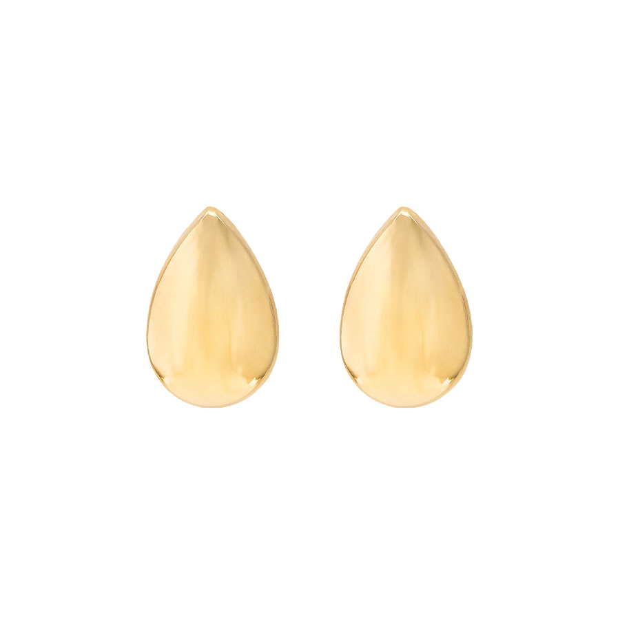 9ct Yellow Gold Teardrop Earrings