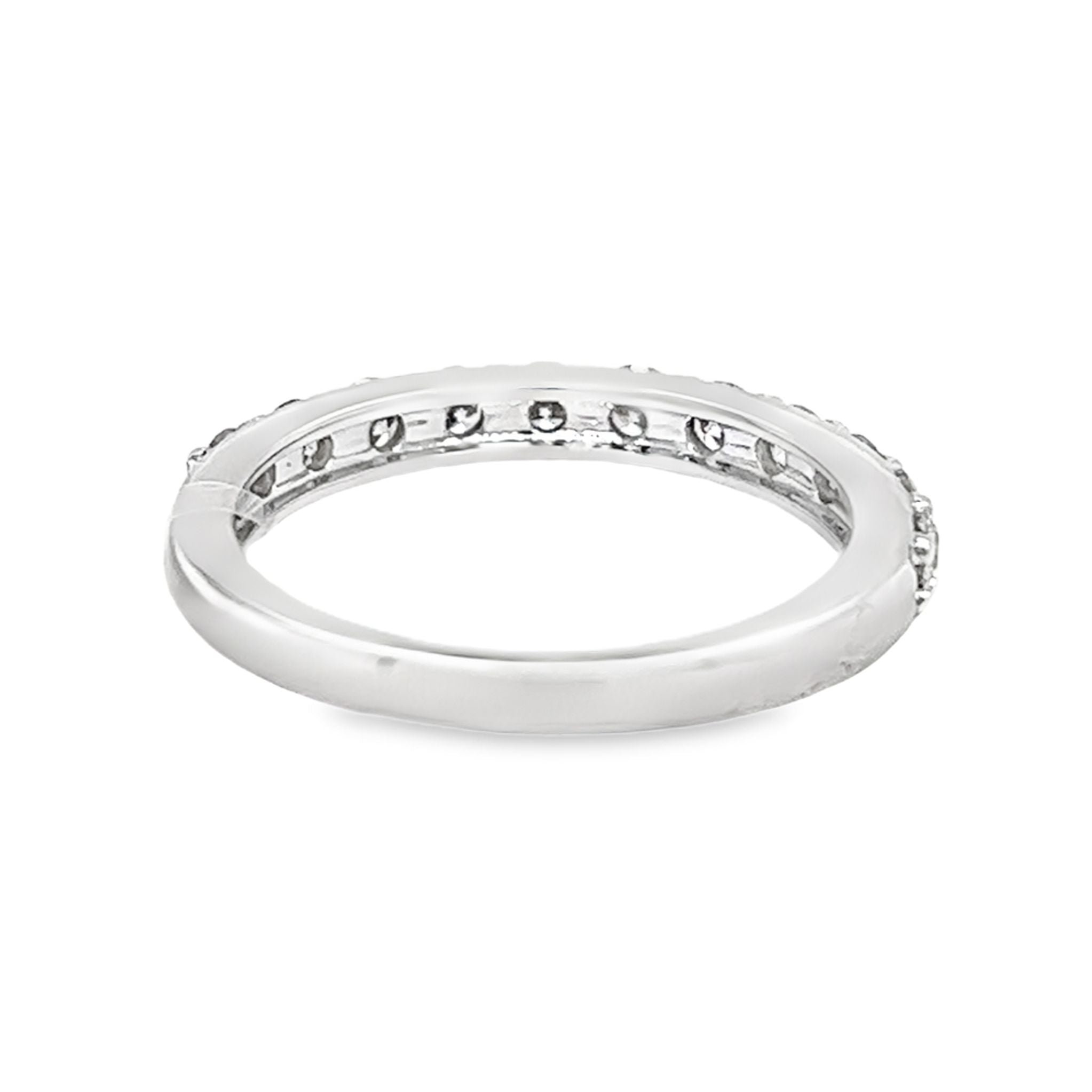 Diamond Eternity Ring 0.73ct Claw Set 9ct White Gold rear