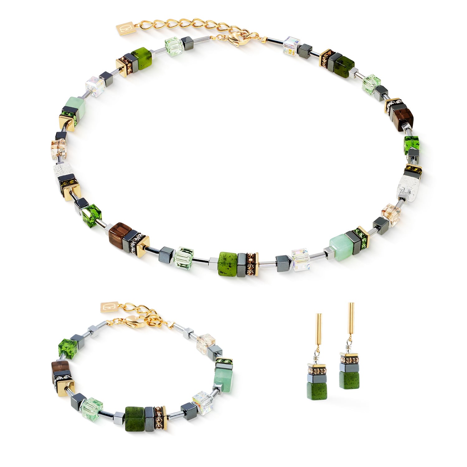 Coeur De Lion GeoCUBE® Precious Motion Forest Light Gold set