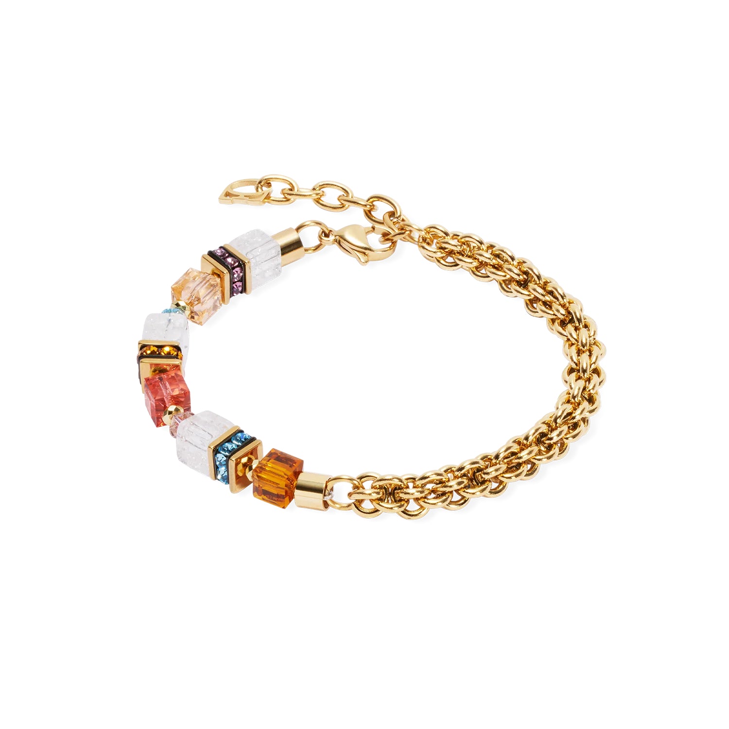 Coeur De Lion GeoCUBE® Fusion Summer Bracelet Gold-Sunset