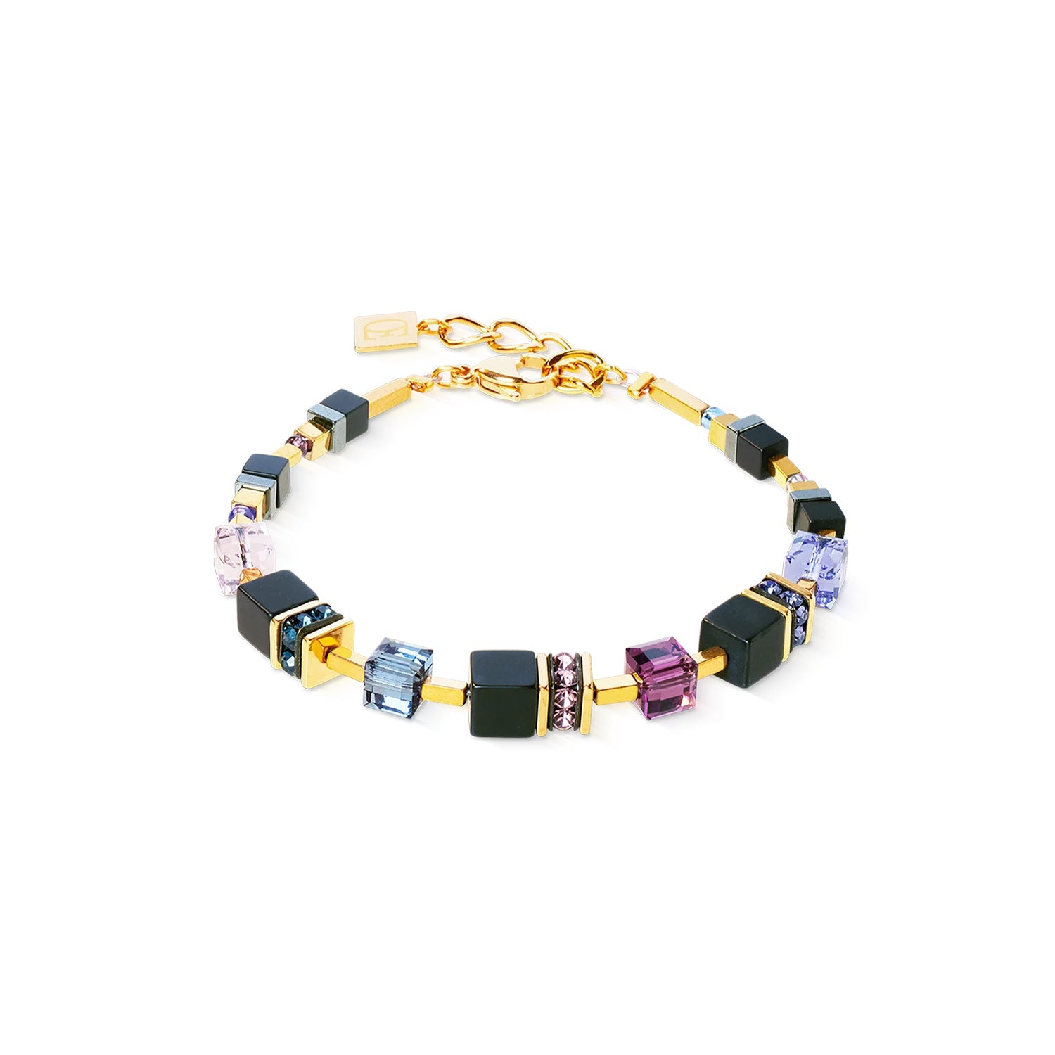 Coeur De Lion GeoCUBE® Precious Classic Bracelet Blue Moon Gold