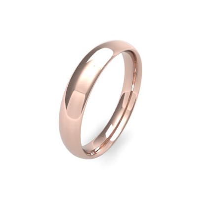 Traditional Court Men's Medium Weight Wedding Bands
