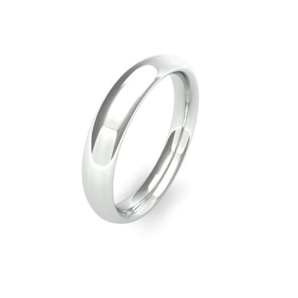 Traditional Court Men's Medium Weight Wedding Bands