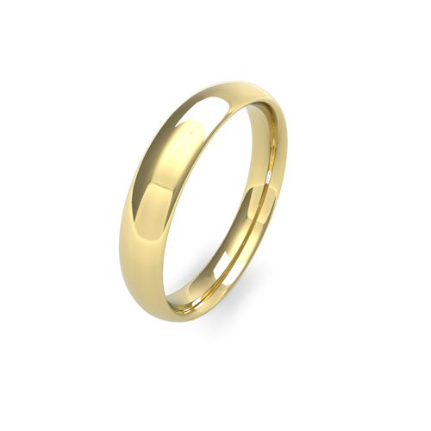 Traditional Court Men's Heavy Weight Wedding Bands