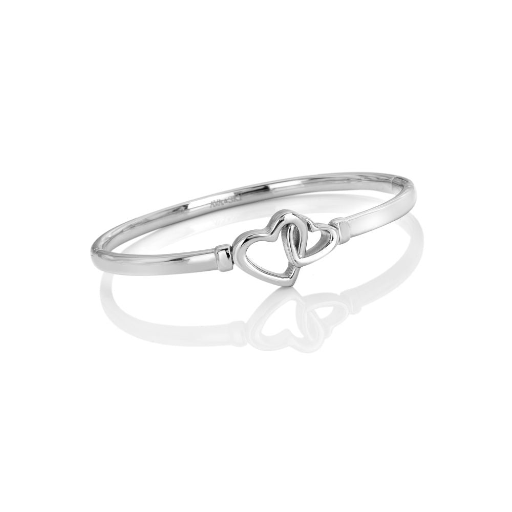 Ava & Sky Linked Heart Bangle ASC0020