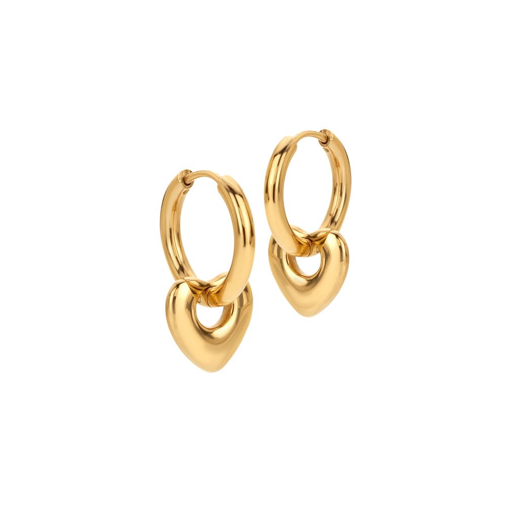 Ava & Sky Bubble Heart Earrings ASE0021