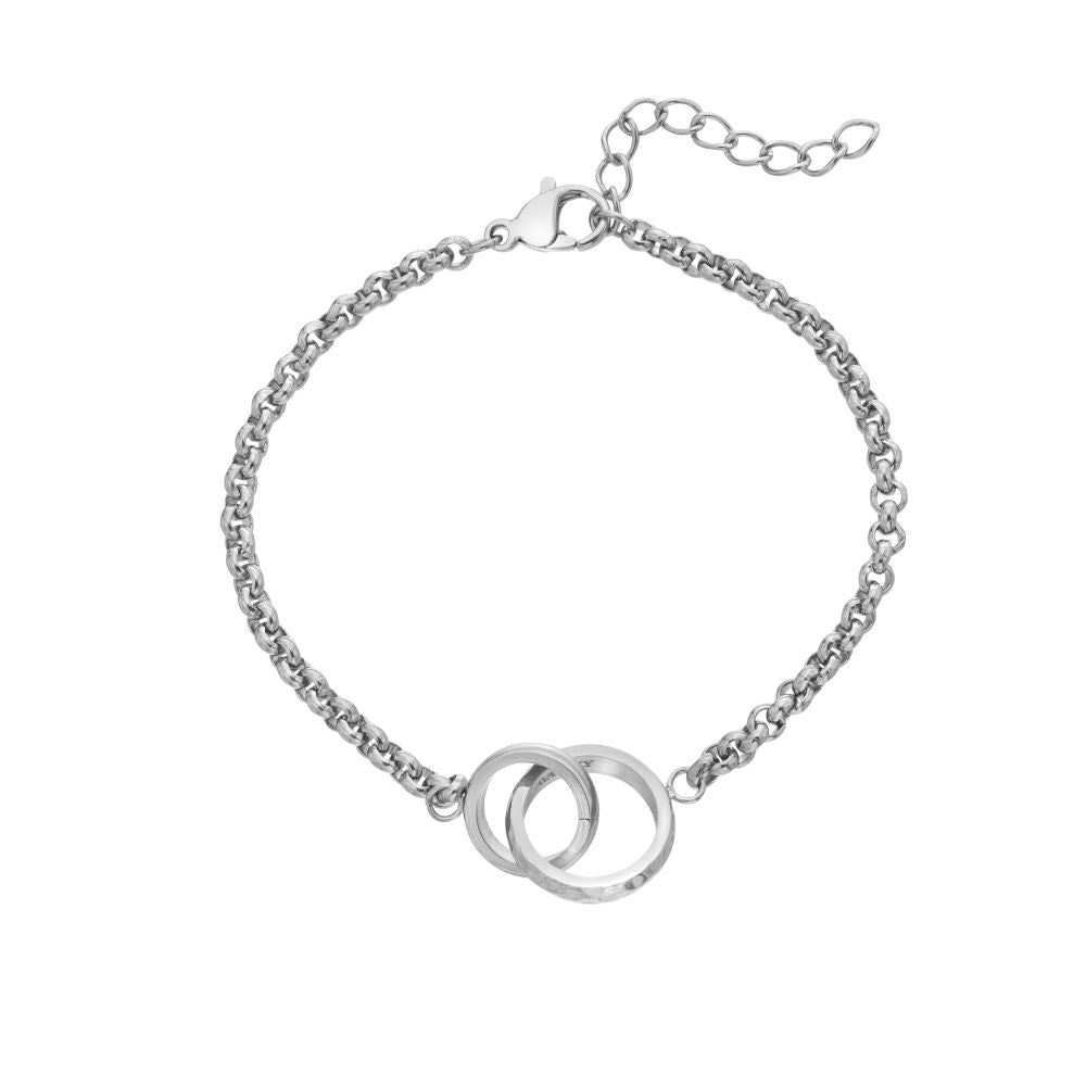 Ava & Sky Interlocking Circles Bracelet ASL0016