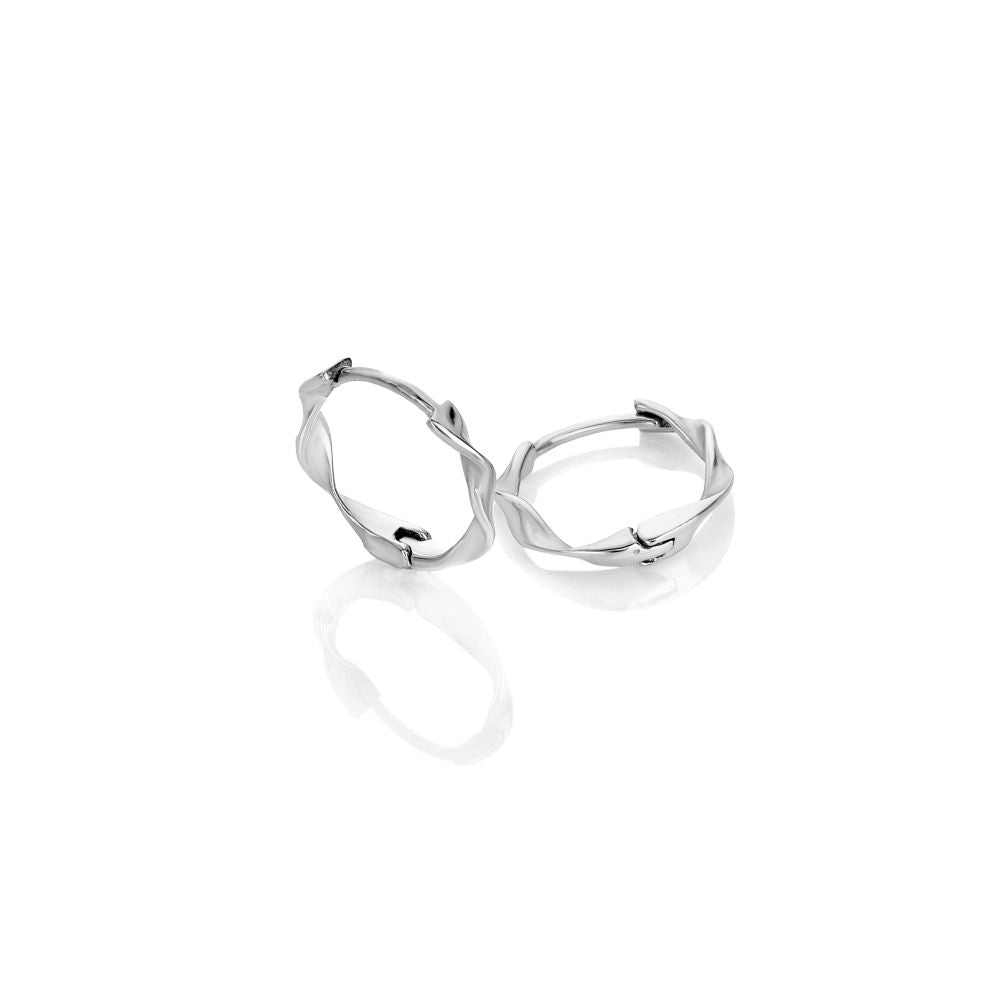 Ava & Sky Twist Huggie Earrings ASE0034