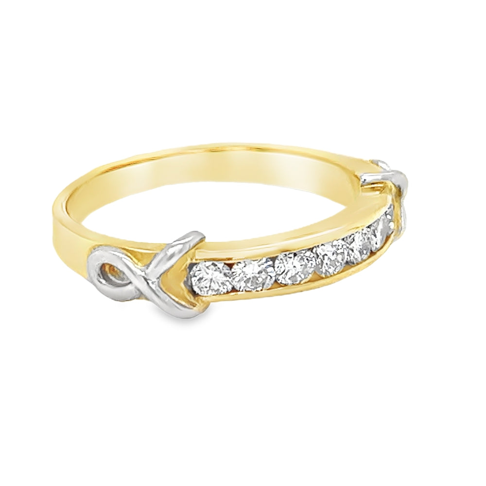 Diamond Eternity Ring 0.43ct Channel Set 18ct Gold