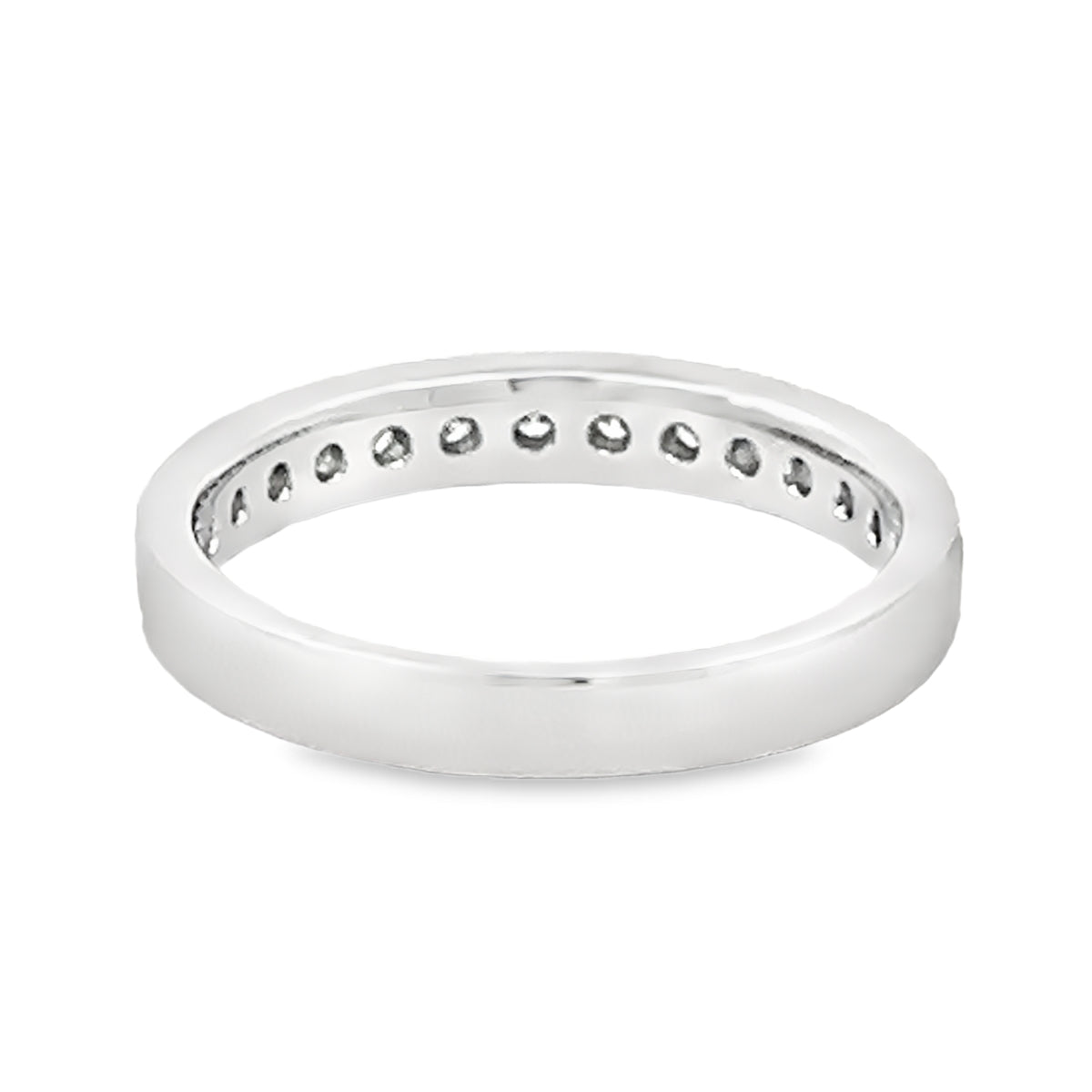 Diamond 0.50ct Eternity Ring Platinum rear