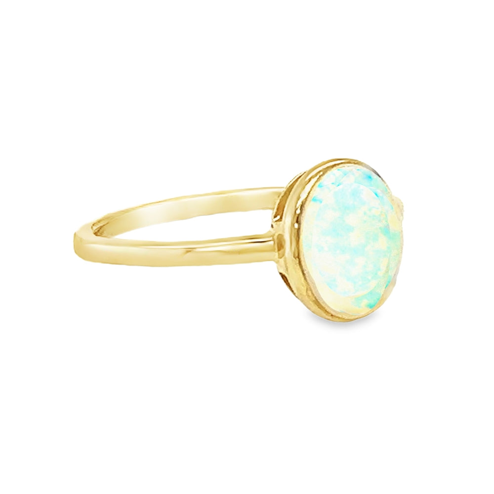9ct Yellow Gold Opal Ring by Amore 6835YOP