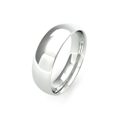 Traditional Court Men's Medium Weight Wedding Bands