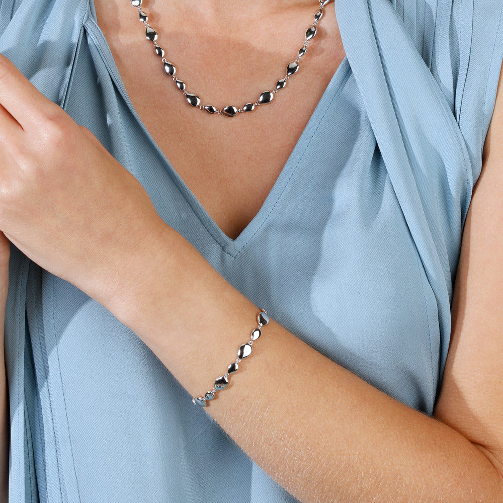 Kit Heath Coast Pebbles Linking Pebbles Bracelet Model Shot