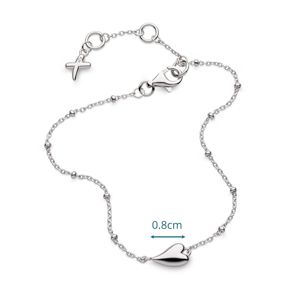 Kit Heath Desire Kiss Mini Heart Bracelet size