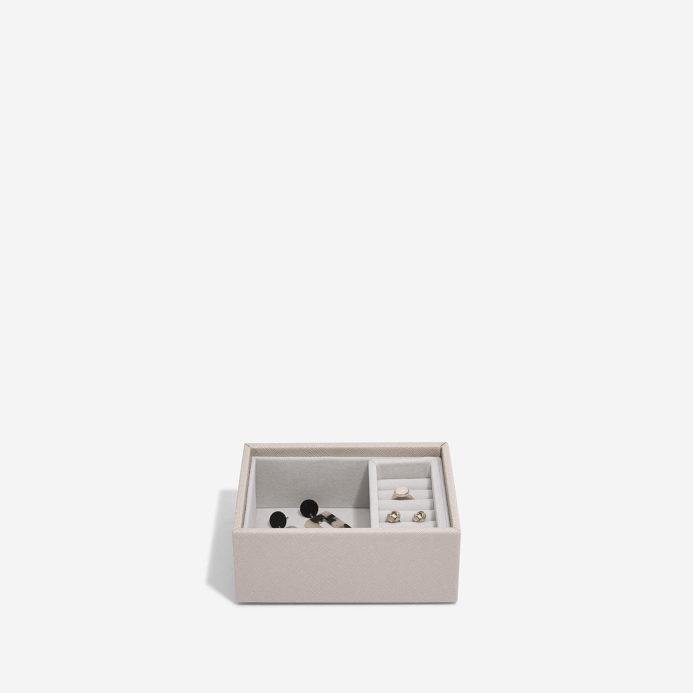 Stackers Micro Taupe Jewellery Box base
