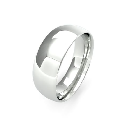 Traditional Court Men's Heavy Weight Wedding Bands