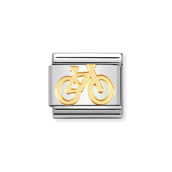 Nomination Classic Link Bike Charm in Gold