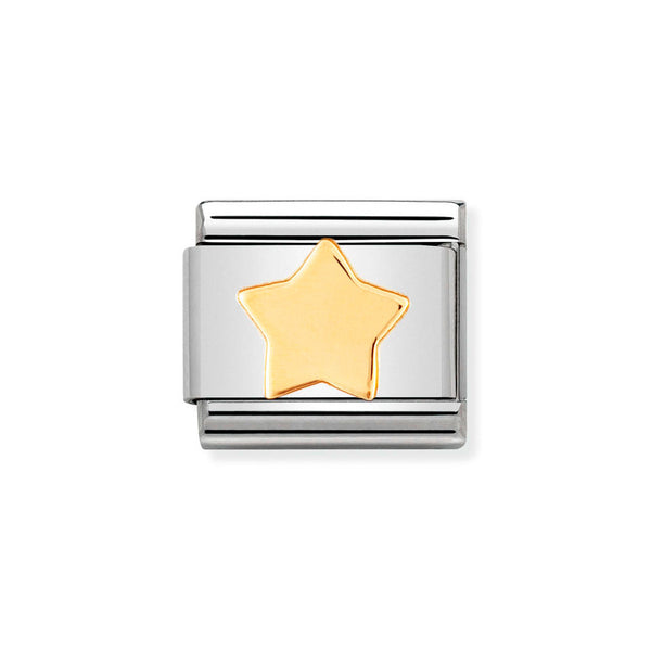 Nomination Classic Link Star Charm in Gold