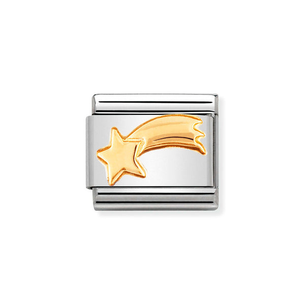 Nomination Classic Link Shooting Star Charm in Gold