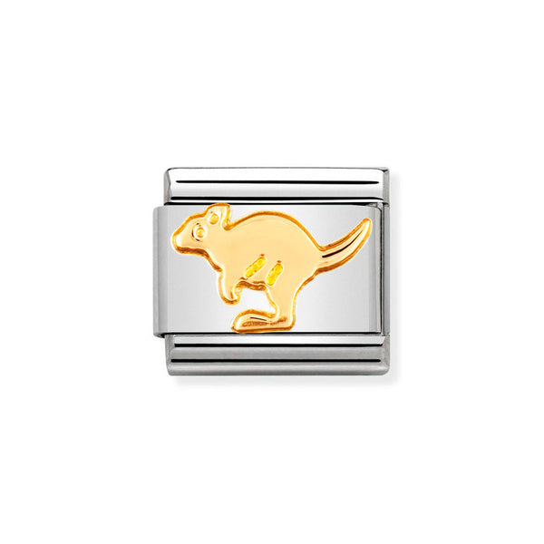 Nomination Classic Link Kangaroo Charm in Gold