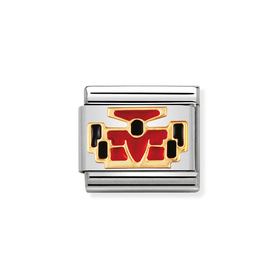 Nomination Classic Link Formula 1 Charm in Gold