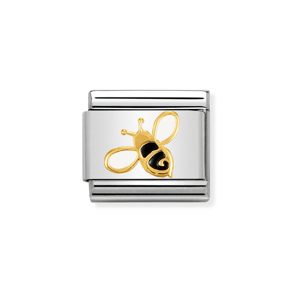 Nomination Classic Link Bee Charm in Gold