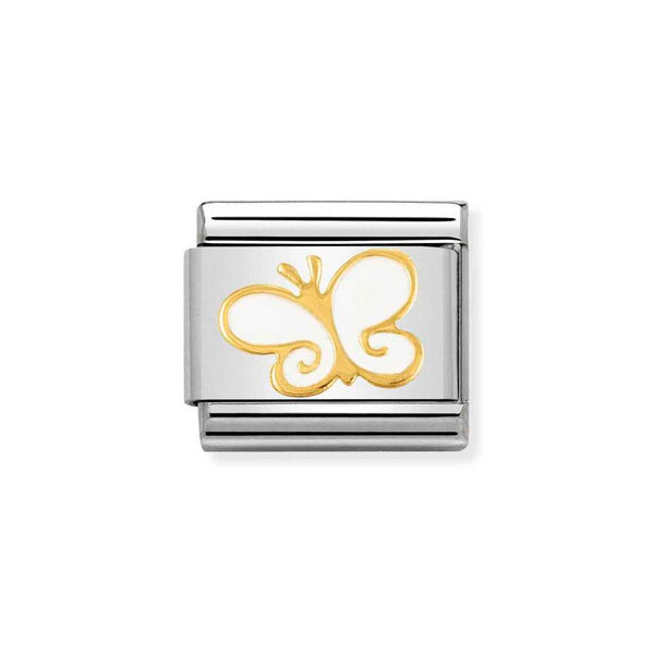 Nomination Classic Link Butterfly Charm in Gold