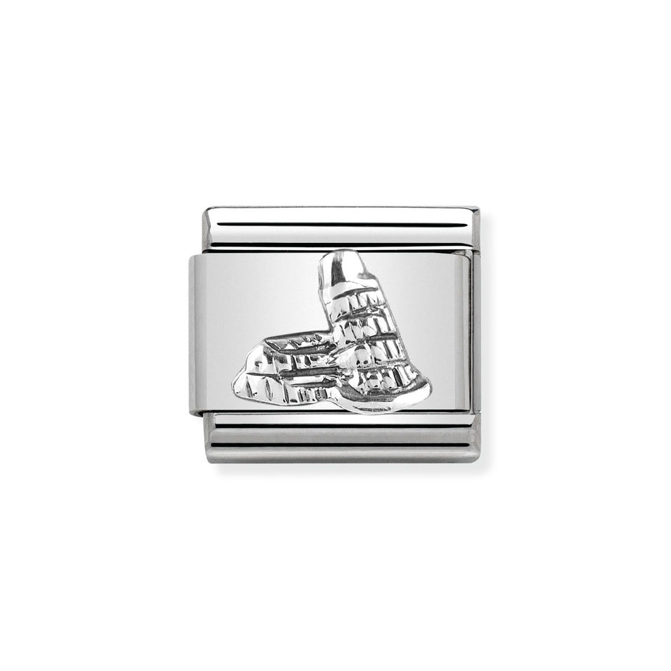 Nomination Classic Link Toer of Pisa Charm in Silver
