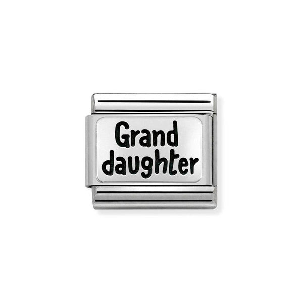 Nomination Classic Link Grand Daughter Charm in Silver