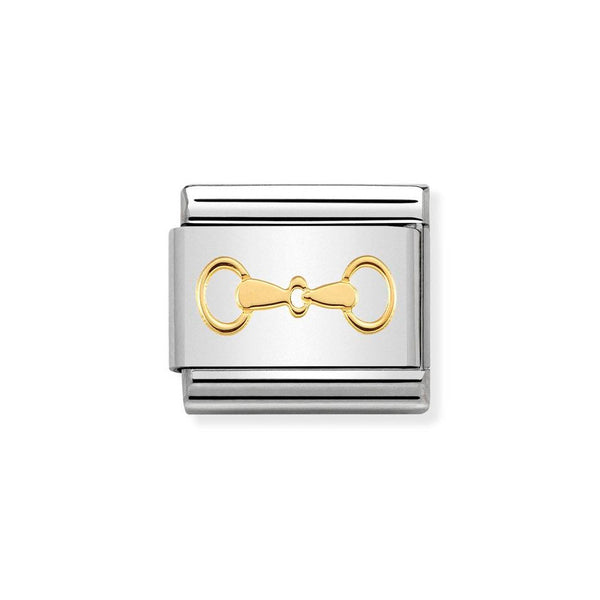 Nomination Classic Link Snaffle Bit Charm in Gold