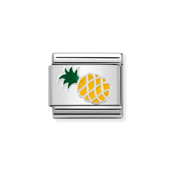 Nomination Classic Link Pineapple Charm in Silver