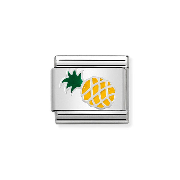 Nomination Classic Link Pineapple Charm in Silver