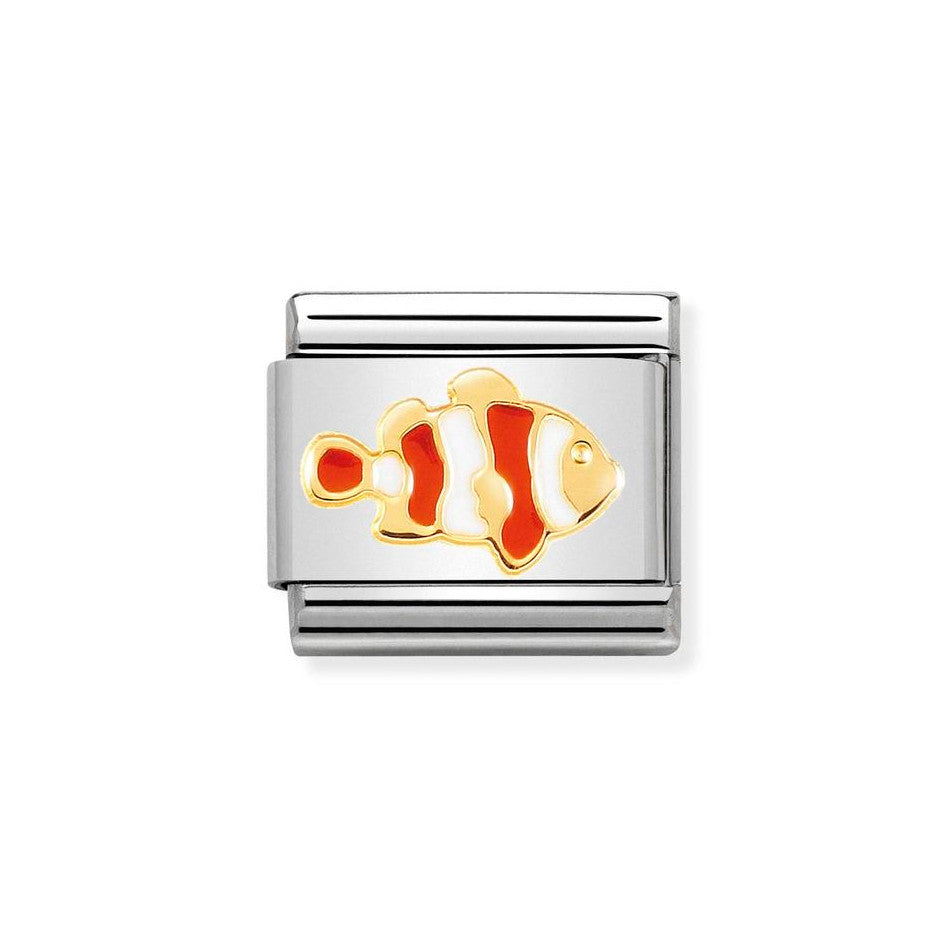 Nomination Classic Link Clownfish Charm in Gold