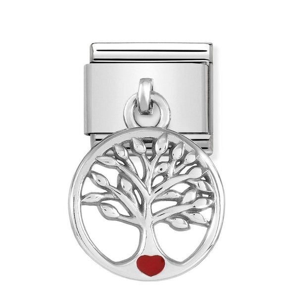 Nomination Classic Link Pendant Tree of Life Charm in Silver