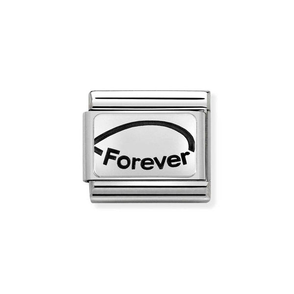 Nomination Classic Link Forever Infinity Charm in Silver