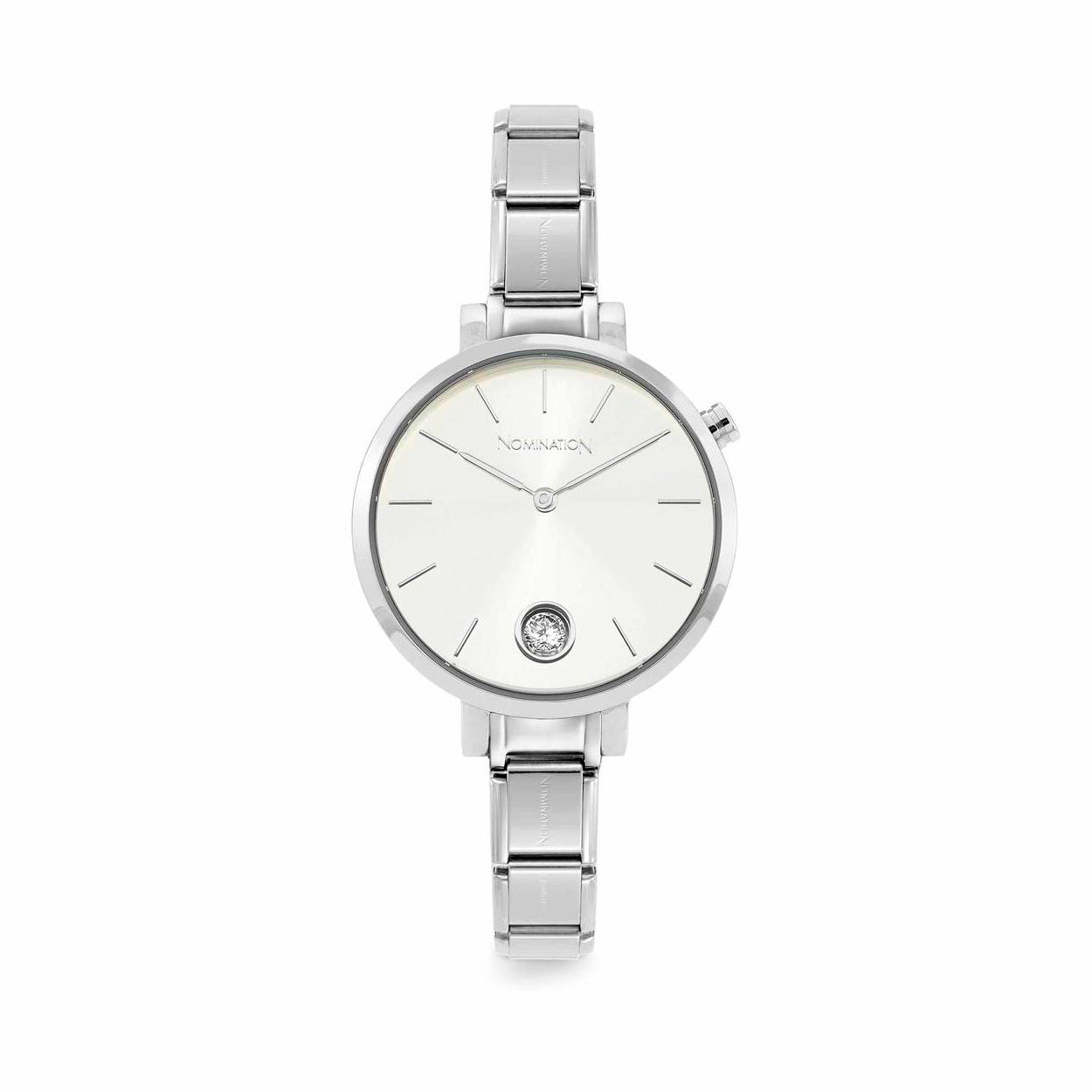 Nomination Paris Watch Silver with CZ in Steel