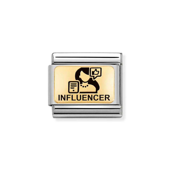 Nomination Classic Link Influencer Charm in Gold