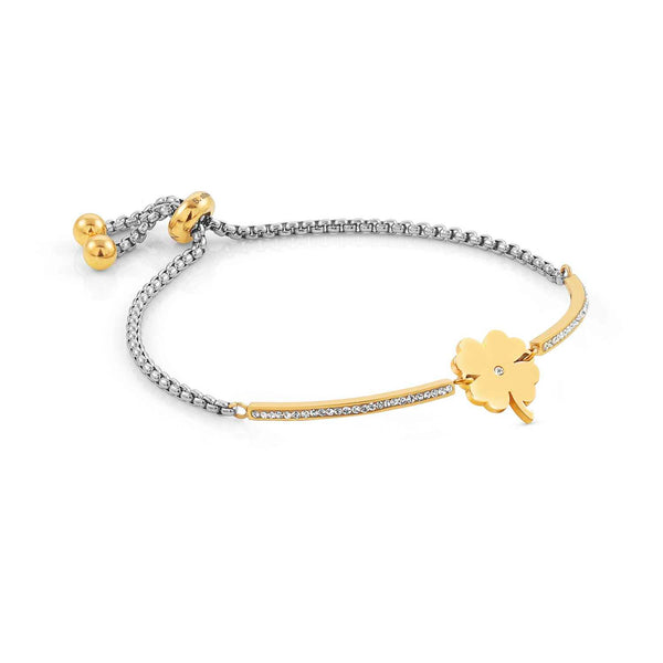 Nomination Milleluci New Edition Gold Four Leaf Clover Bracelet