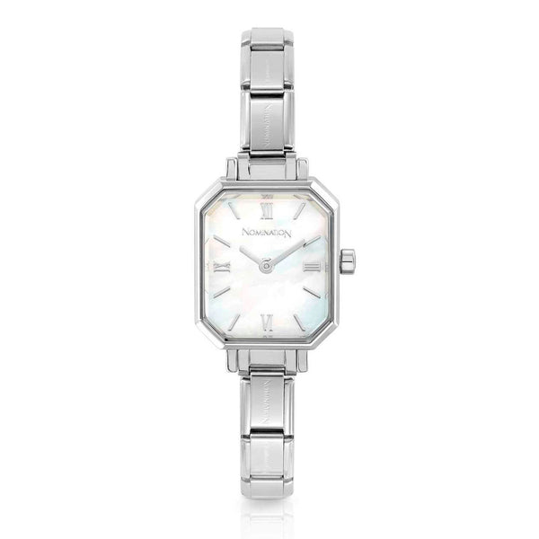 Nomination Paris Watch Mother of Pearl in Steel