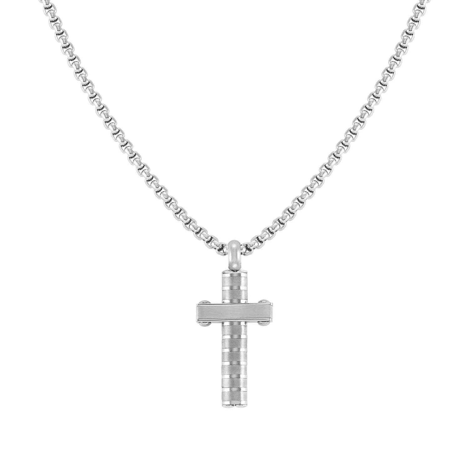 Nomination Strong Diamond Cross Pendant Necklace