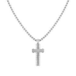 Nomination Strong Diamond Cross Pendant Necklace