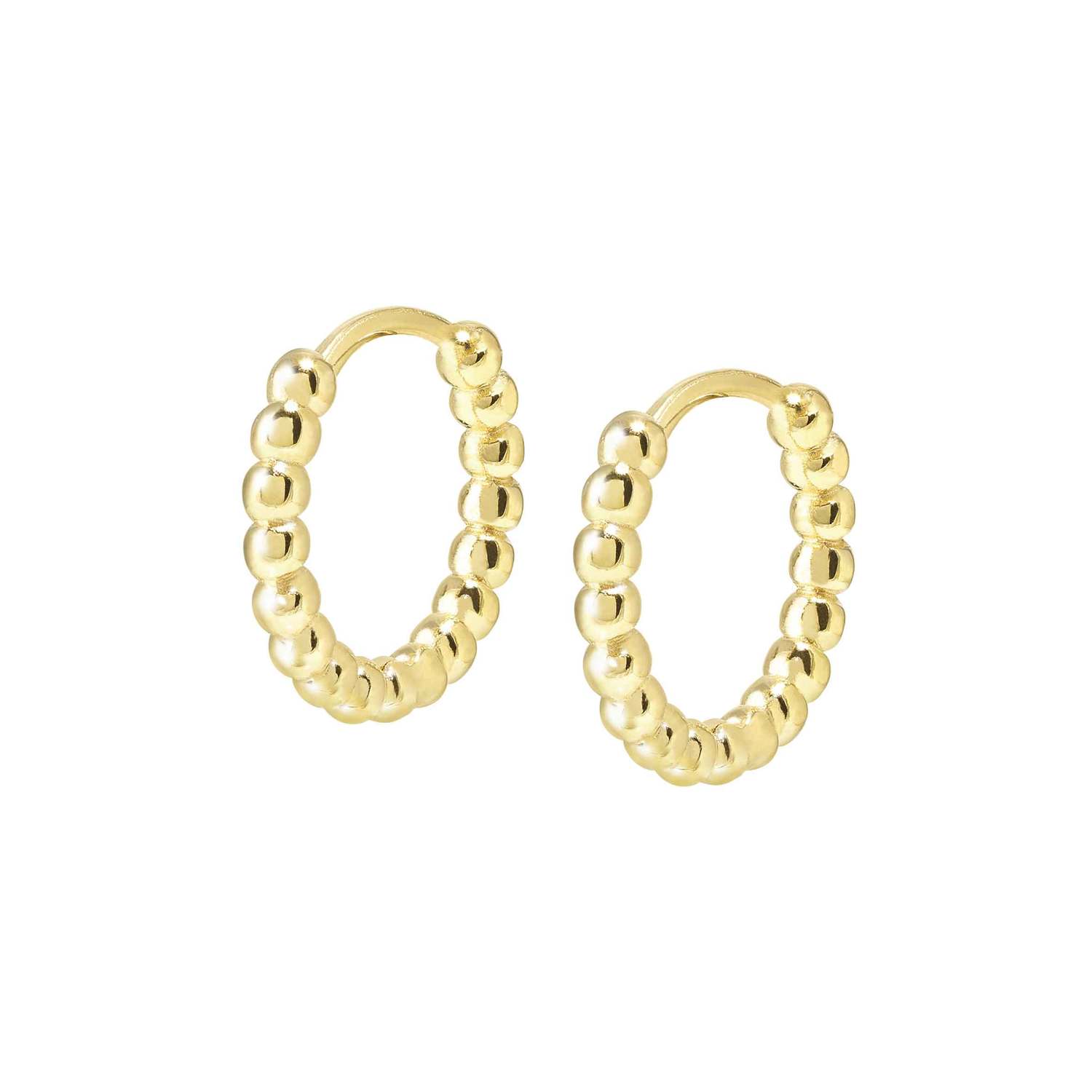 Nomination Lovecloud Gold Hoop Earrings