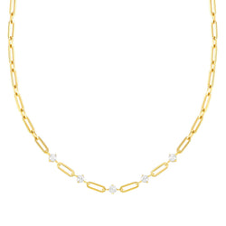 Nomination Chains of Style Necklace Gold with CZ